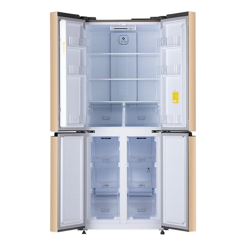 SONLU 双鹿 BCD-400WQVYD 风冷十字对开门冰箱 400L 金色