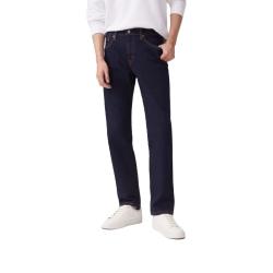 Levi's 新品男士502经典低腰锥形简约复古牛仔长裤修饰腿型 深蓝色 31 (32)