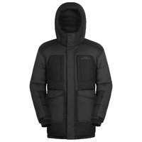 HIGHROCK天石冬季800蓬户外滑雪攀登加厚中长款羽绒服男鹅绒连帽防风保暖抗寒013 F18013碳灰色/黑色 XL
