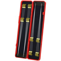 海迪40付野钓短子线双钩成品鱼钩绑好套装黑坑鲫鱼专用钩配件仕挂线组 0.25m金