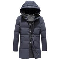 SNOWFLYING 雪中飞 男士中老年中长款羽绒服 X10148423F 钢铁灰 190/104A