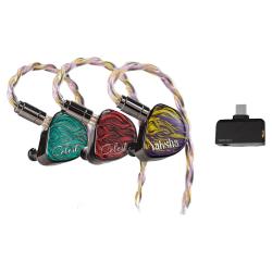 Celest 高端发烧 入耳式有线hifi耳机+CD-2小解码  有线充电 黑色 3.5mm