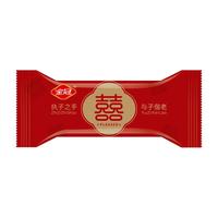 金冠【白鹿】婚庆喜糖混合独立包装休闲小零食下午茶订婚 双喜牛轧糖（约45粒）500g1袋