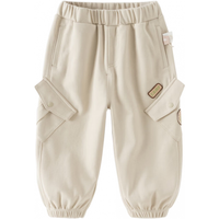  DAVE&BELLA/戴维贝拉 儿童工装裤 浅卡其 120 cm（身高110-120cm）