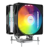 雅浚 X600max 6热管双风扇 ARGB风冷散热器 黑色