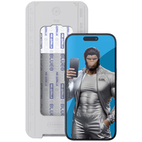 蓝猩先生 适用苹果16pro手机壳膜套装iPhone16pro高清手机膜+护甲手机壳