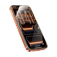 闪魔适用苹果17Pro钢化膜iPhone17pro磨砂膜全屏覆盖一体防尘网无尘仓手机保护膜