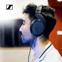 森海塞尔（Sennheiser） MK8 双振膜专业人声话筒电容麦克风主播直播K歌唱歌录音师电台配音 【MK8+HD200PRO耳机套装】