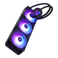 威刚(ADATA)XPG霜盾二SE一体式水冷CPU散热器 240/360mm冷排 ARGB数显LCD显示屏主板神光同步高效低噪智能温控 霜盾II 360SE 黑色