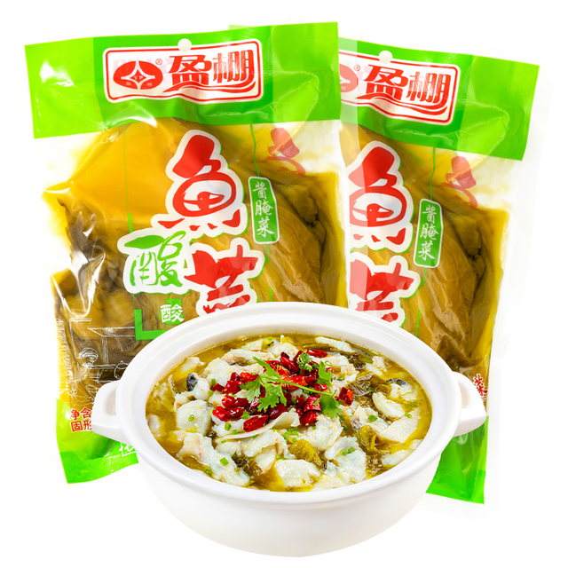 民福记 鱼酸菜 400g*2袋 四川泡菜酸菜鱼调料