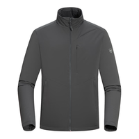 诺诗兰24秋冬男士立领棉服基础款百搭防泼水保暖外套男NPJET5562E 爵士灰色   190/XXXL