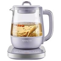 九阳全玻璃沸萃养生壶炖煮一体小型办公室电热烧水壶泡花茶煮茶器