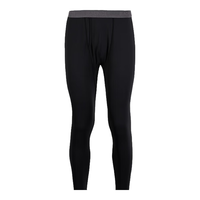 黑冰男士户外运动秋裤 吸湿排汗男款中厚打底保暖裤 FAF2211 黑色 S