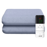 彩虹【高温断电】单人自动降档定时除螨无纺布电热毯电褥子1.8*1.2米 【单温单控定时】180cm*120cm
