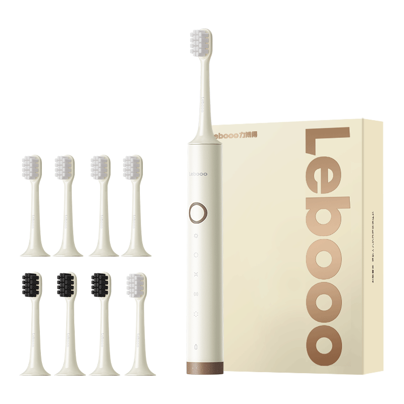  Lebooo/力博得 LBT-203556A 长续航120天 电动牙刷 8刷头  【8刷头】奶白色