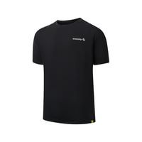 Saucony索康尼圆领T恤男女同款户外休闲春夏短袖T恤 城市黑BK013 2XL