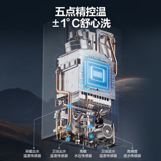  Midea/美的 一级能效 燃气壁挂炉  10L/min
