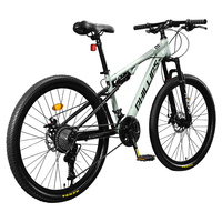 菲利普  PHILLIPS菲利普软尾山地车男女款减震越野自行车成年人单车赛车 陨石灰 24寸21速