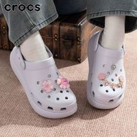 百亿补贴：crocs 泡芙洞洞鞋 沙滩厚底增高包头拖凉鞋 207521
