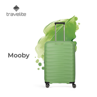 travelite拉杆箱 多彩大容量男女商务托运箱超轻耐用Mooby彩虹系列新年礼物 森林绿 2