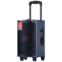 爱国者S308 8吋广场舞音响户外大音量蓝牙拉杆音箱大功率便携式移动演出k歌低音炮地摊摆摊喇叭 标准版 S308 【8吋重低音+木箱】标准版