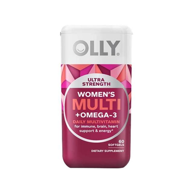 88VIP：OLLY 女性鱼油复合维生素Omega-3抗氧心脑胶囊