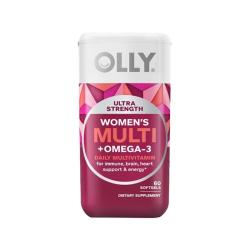 OLLY 女性鱼油复合维生素Omega-3抗氧心脑胶囊
