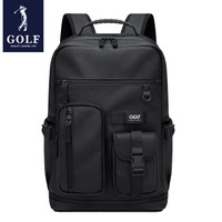 高尔夫 双肩包男士运动背包女休闲旅行书包防泼水通勤出游背包 款式11-黑色