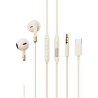 联想 耳机有线3.5mm圆头typec接口半入耳高音质适用手机电脑笔记本