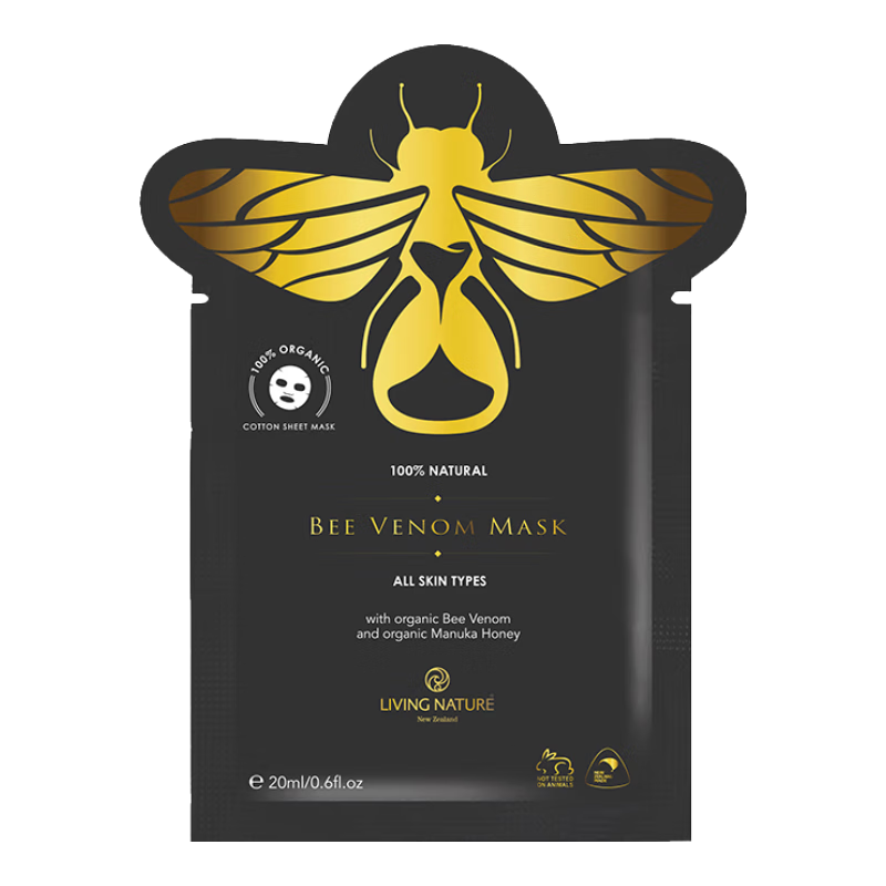  LIVING NATURE 紧致淡纹 蜂毒面膜  20ml*1片