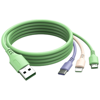  LANGXIANG/浪翔 快充 液态软胶数据线  Type-C, Lightning, Micro USB USB-A 6A