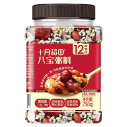 十月稻田 八宝粥米 1.5斤 五谷杂粮粥 糯米黑米红豆花生 腊八节八宝粥原料