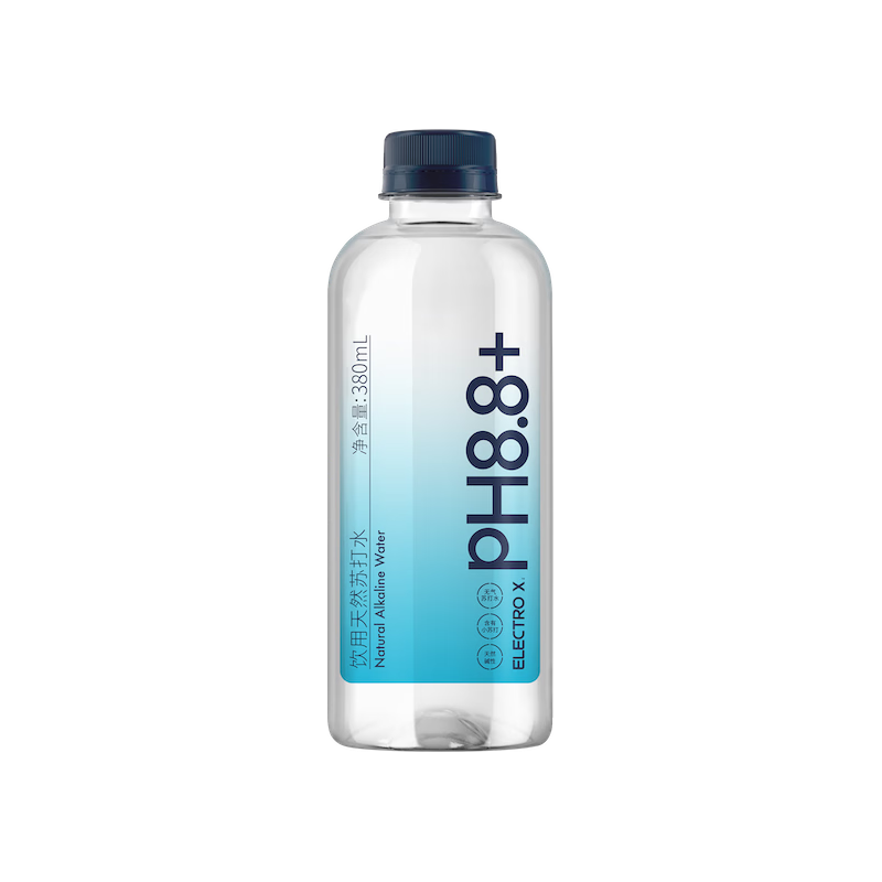 ELECTROX/粒刻 天然苏打水pH8.8 380ml*12瓶*5箱