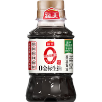 海天0金标生抽酱油1.28L大桶家庭装蒸鱼豉油凉拌汁调味料炒菜酱汁 海天0金标生抽100ml