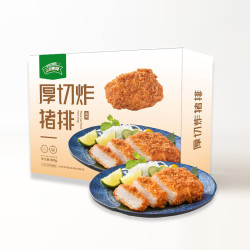 六和美食 日式厚切炸猪排 800g（200g*4片）