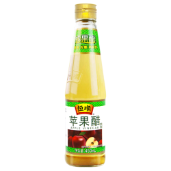 恒顺 苹果醋 2.5度 450ml 中华 饮用佐餐 水果沙拉风味更佳 苹果醋450ml
