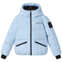 波司登 25儿童羽绒服 极雪蓝5994 140/64