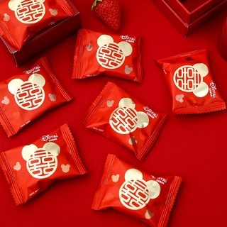 阿Q熊 金喜夹心棉花糖