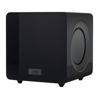 KEF 大功率9英寸超低音单元 有源音箱 黑色