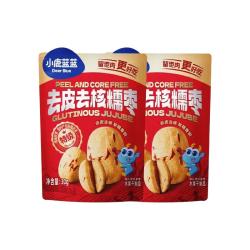 小鹿蓝蓝 磨牙 儿童饼干  去皮去核糯枣2袋/60g