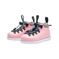 native亲子同款马丁靴加绒加厚舒适柔软可拆卸易清洗亲子款休闲运动靴子 粉色|白色 24码内长15.5cm，适合脚长15cm