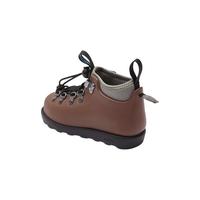 native亲子同款马丁靴加绒加厚舒适柔软可拆卸易清洗亲子款休闲运动靴子 暮棕|黑色 25码内长16.5cm，适合脚长16cm