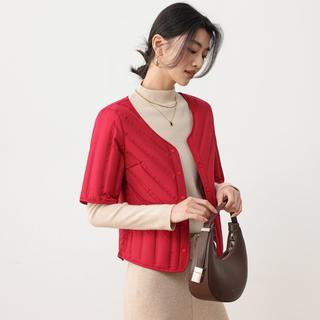 鸭鸭 【轻薄羽绒服】冬季经典V领女士羽绒服居家休闲时尚百搭羽绒服女