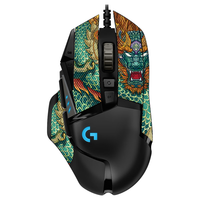 logitech/罗技 宏程 游戏鼠标+防滑贴