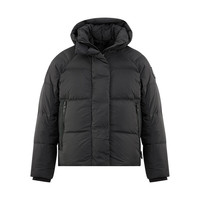 CANADA GOOSE Junction 黑标Logo标贴立领连帽羽绒服
