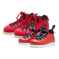 native亲子同款马丁靴加绒加厚舒适柔软可拆卸易清洗亲子款休闲运动靴子 红色|白色 33.5码内长21.5cm，适合脚长21cm