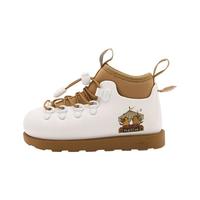 native【明星同款】秋冬守护灵联名系列户外印花欧包靴亲子马丁靴 白色|音乐派对|棕色(儿童) 34 童鞋内长22CM