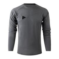 灰壳男士羊毛长袖美利奴羊毛网眼速干保暖上衣户外登山跑步运动 朋克灰【17.5μm】 XL 160-175斤