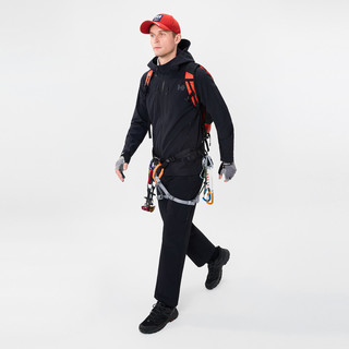 HELLY HANSEN 哈雷汉森 男女款无束缚抓绒保暖软壳衣 黑色 S