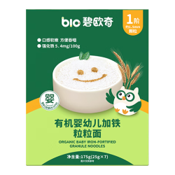 碧欧奇 有机原味粒粒面 175g 婴幼儿辅食